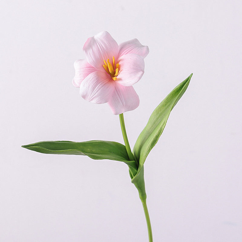 Bulk 18 inches Tall Blooming Tulips Stem With Leaves Real Touch Flowers Artificial Wholesale