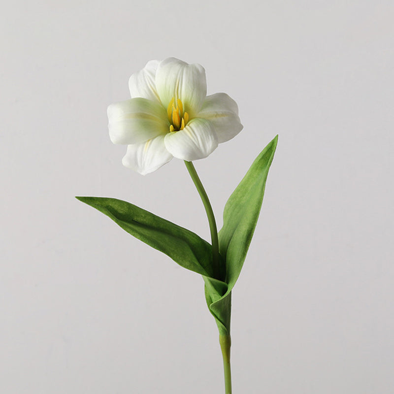 Bulk 18 inches Tall Blooming Tulips Stem With Leaves Real Touch Flowers Artificial Wholesale