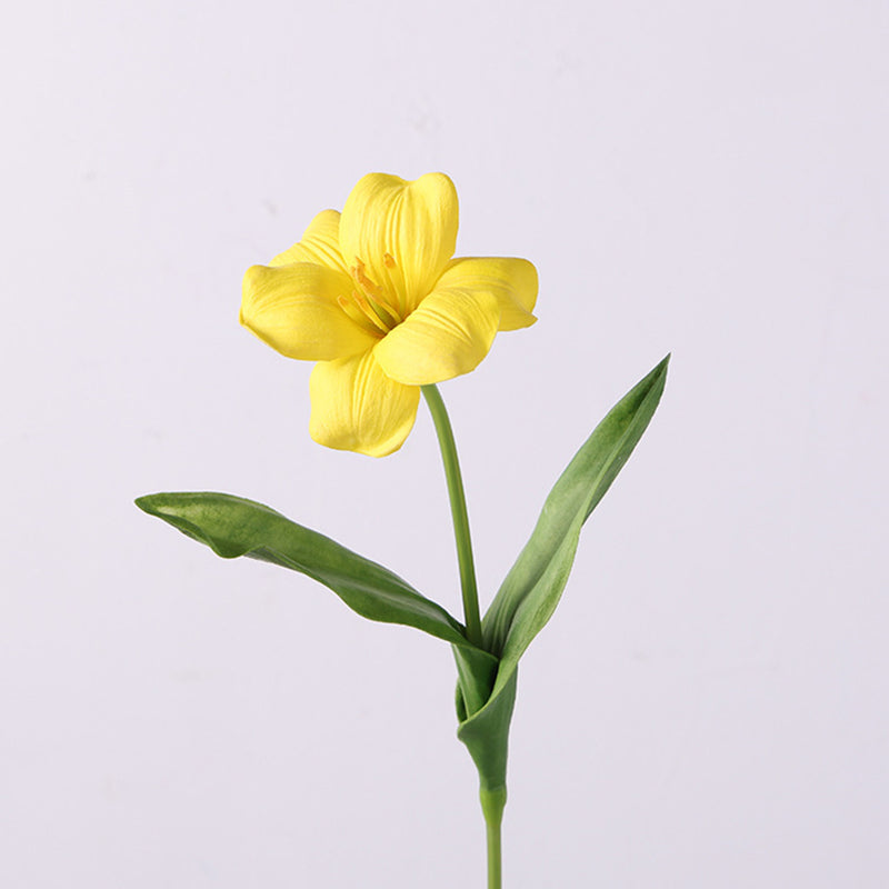 Bulk 18 inches Tall Blooming Tulips Stem With Leaves Real Touch Flowers Artificial Wholesale