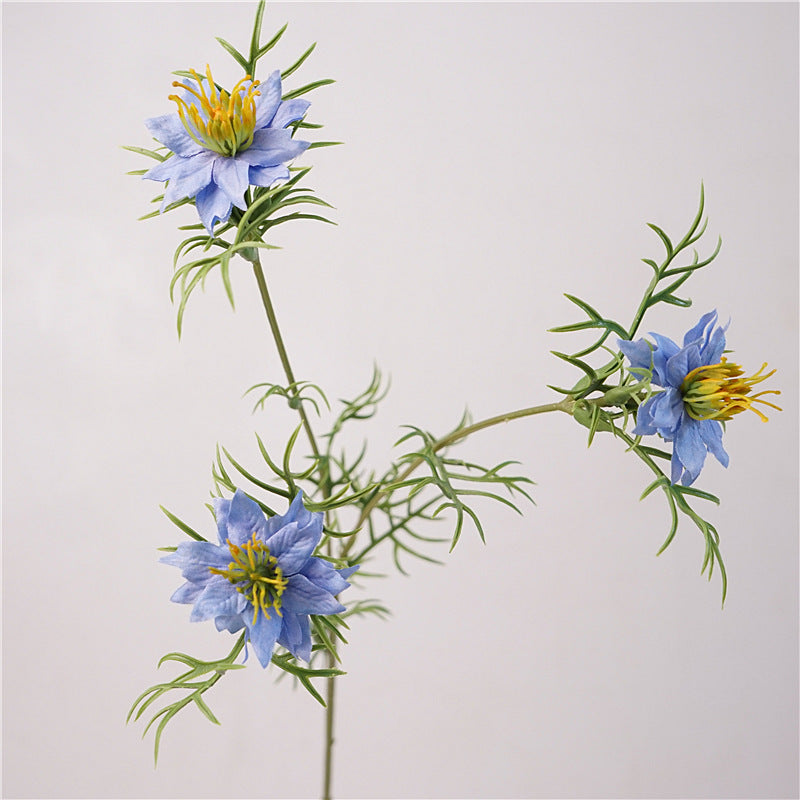 Bulk 27" Artificial Love‑in‑a‑mist Flowers Stems Wholesale