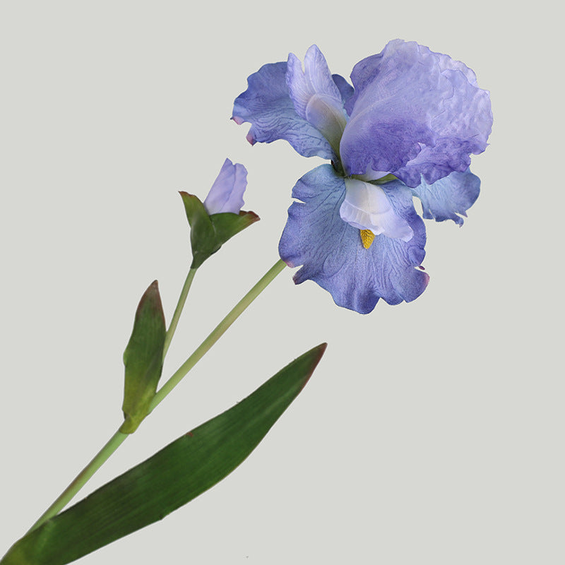 Fleur artificielle en soie avec tige d'iris de 29 po en vrac AM Basics en gros