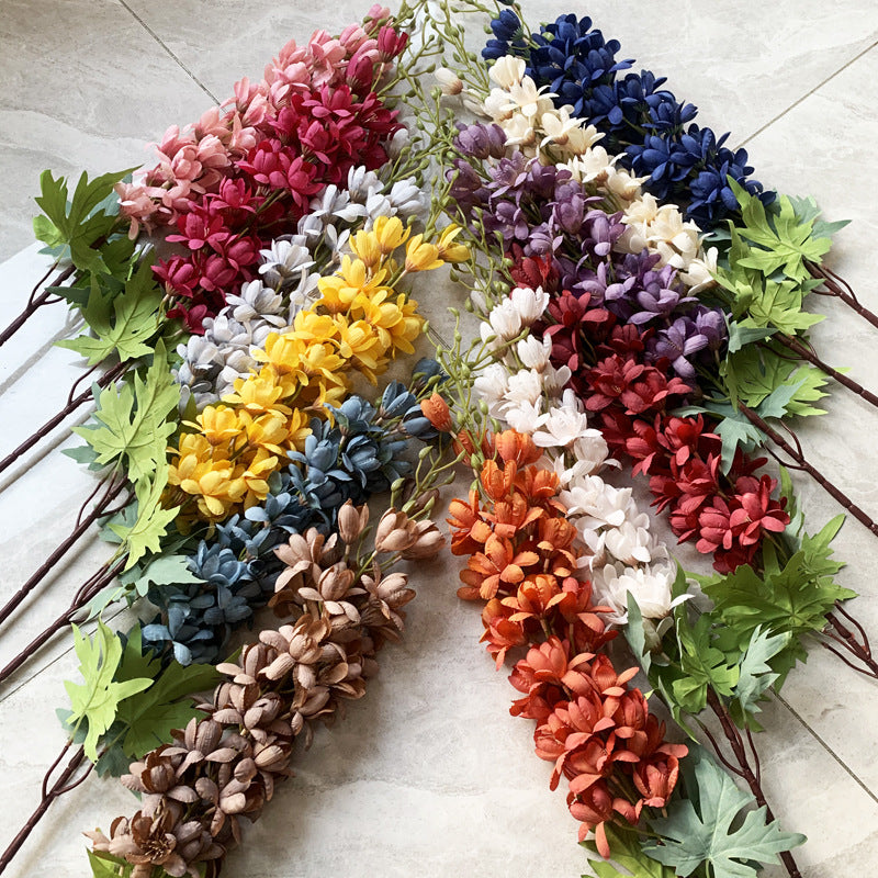 Bulk 5pcs 46" Extra Long Bluebonnet Stems Artificial Bluebonnet Flowers Wholesale