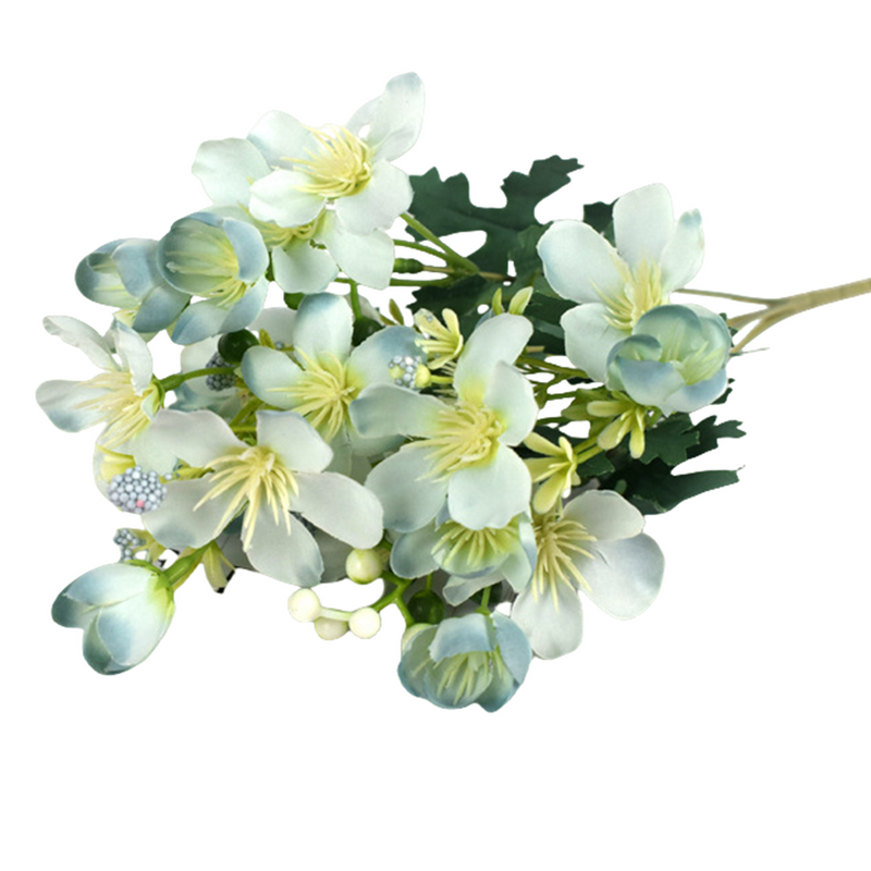 Bulk 13" Small Cherry Blossom Bush Artificial Cherry Flowers Wholesale