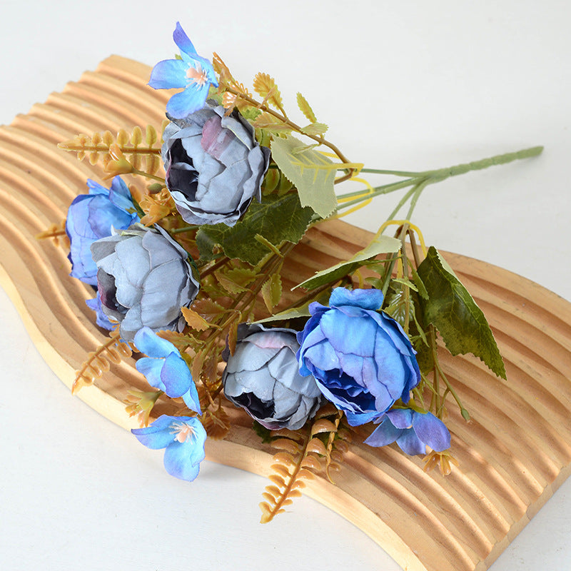 Bulk 11" Small Peony Bush Bouquet for Wedding Crafts Wholesale