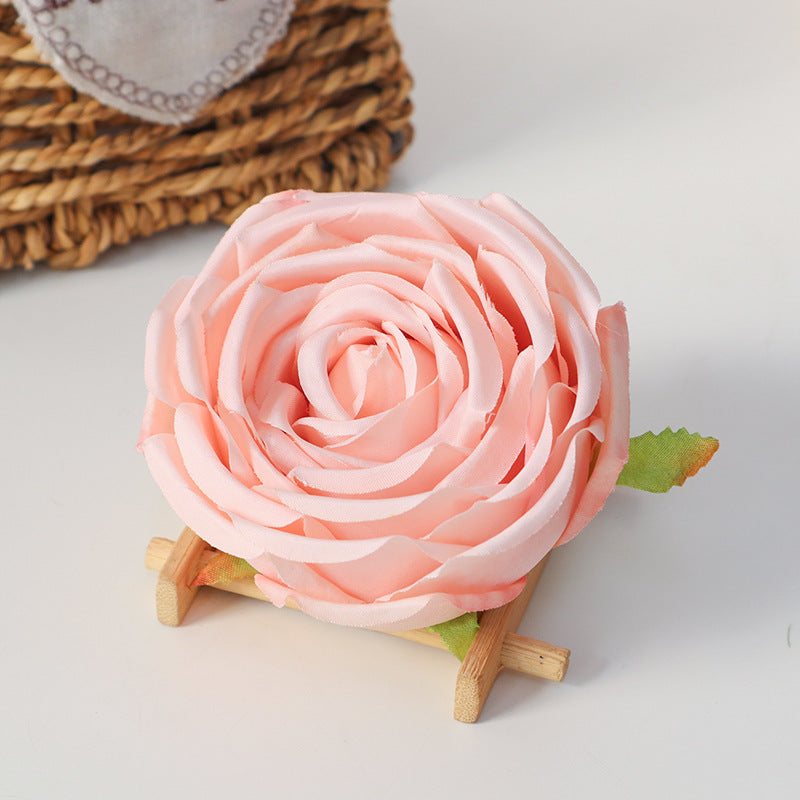 Bulk Cabbage Rose Flower Heads Silk Flowers for DIY Wedding Bouquets Centerpieces Baby Shower Party Home Decorations Wholesale