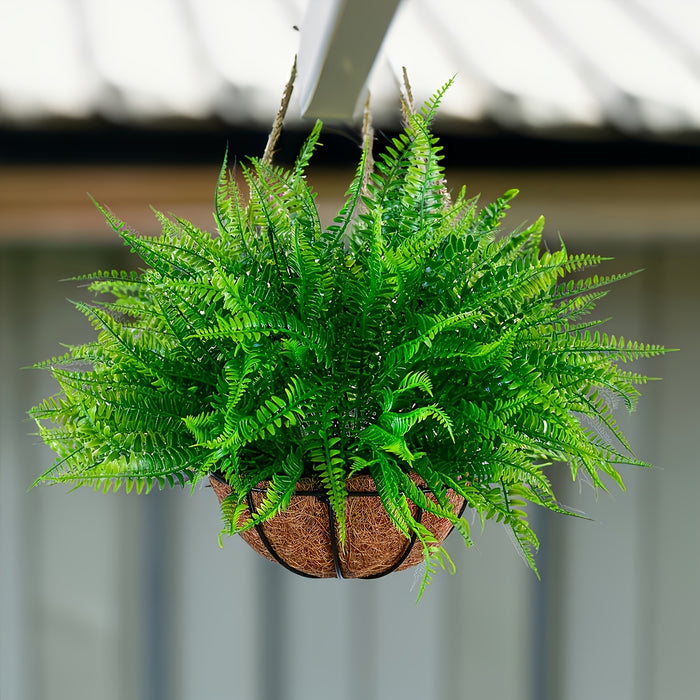 Bulk Boston Fern Hanging Topiary Basket Greenery for Outdoor Patio, Lawn, and Home Decor Wholesale