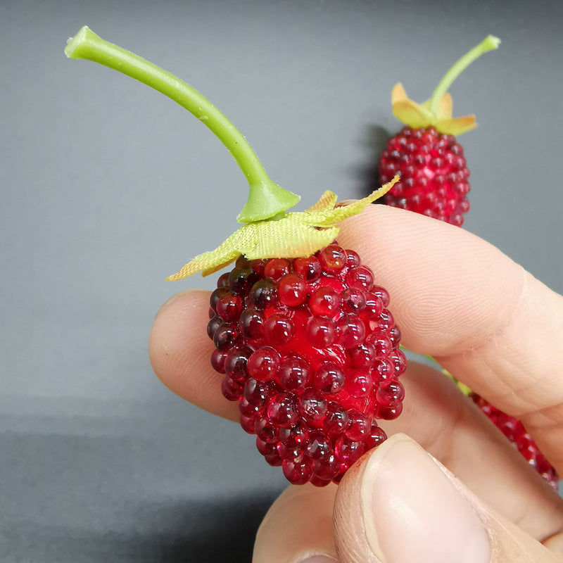 Bulk 10Pcs Mulberry Fruits Artificial Lifelike Home Decoration Wholesale