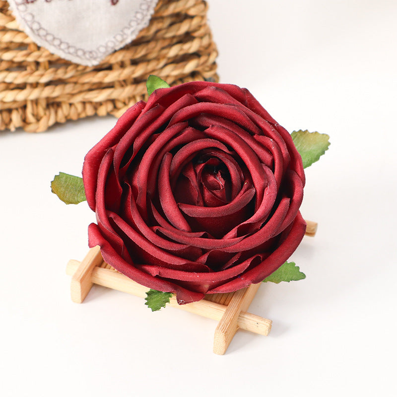 Bulk Cabbage Rose Flower Heads Silk Flowers for DIY Wedding Bouquets Centerpieces Baby Shower Party Home Decorations Wholesale