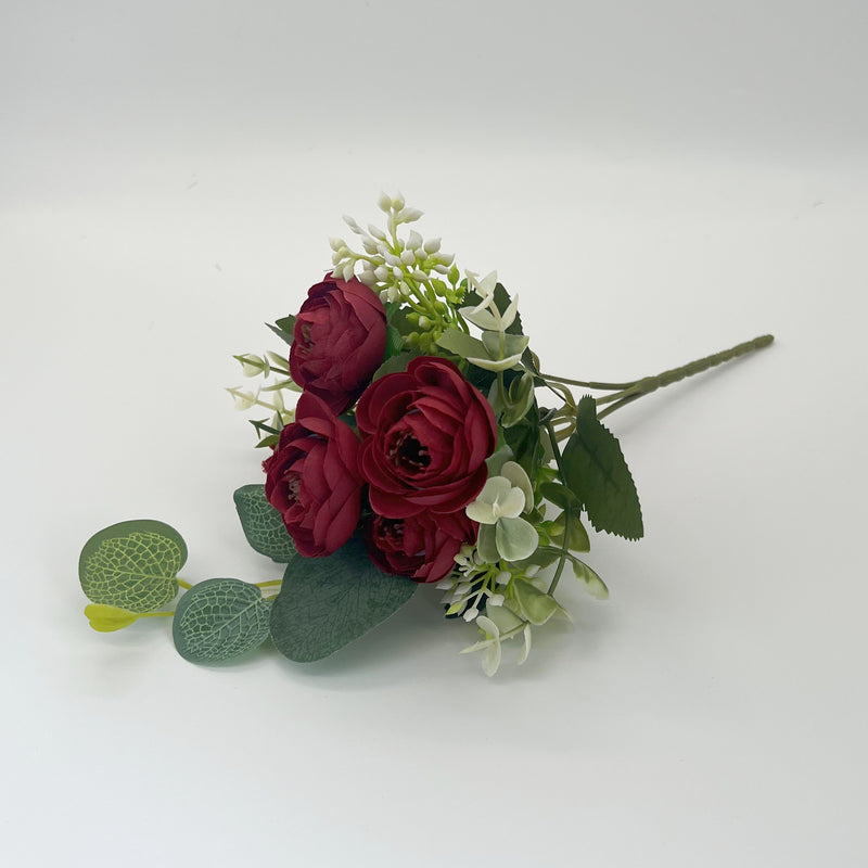 Bulk 10 Colors 10" Dreamy Small Peony Buds Bush Bouquets for Crafts Wholesale