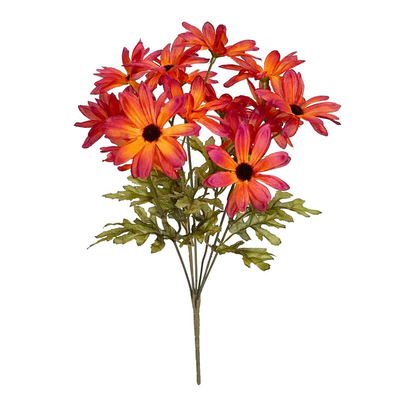 Bulk 13.7" Artificial Daisy Bush Bouquet - Fall Decor, Faux Flower Arrangement for Autumn Home Decoration Wholesale