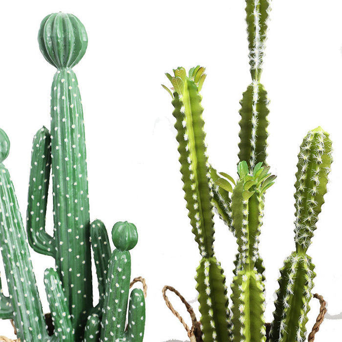 Bulk Set of Cactus Stems Landscaping Faux Succulents Plants Wholesale