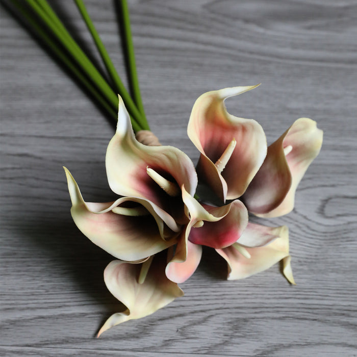 Bulk 13" Calla Lily Bouquet Real Touch Flowers Table Centerpieces Wholesale