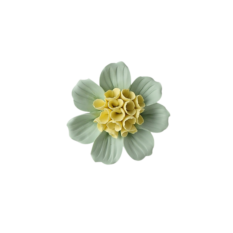 Bulk 4.7" Porcelain Flowers Crafts Ceramic Artificial Hanging Decoration Wholesale