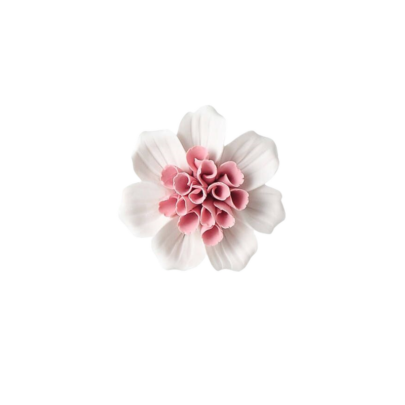 Bulk 4.7" Porcelain Flowers Crafts Ceramic Artificial Hanging Decoration Wholesale