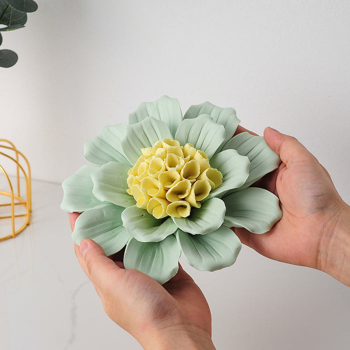 Bulk 4.7" Porcelain Flowers Crafts Ceramic Artificial Hanging Decoration Wholesale