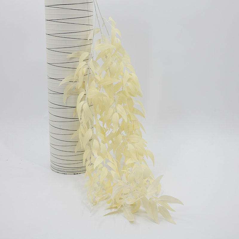 Bulk 39" Realistic Artificial Hanging Willow Leaf Twig Vines for Decoration Wholesale