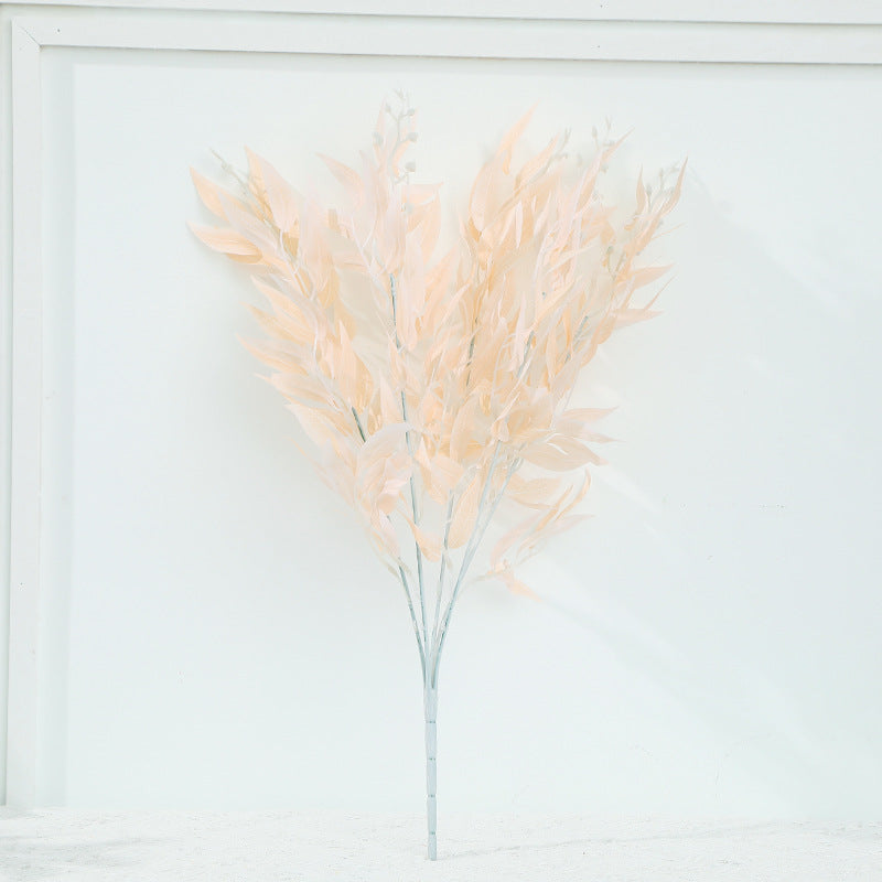 Venta al por mayor Ramita de sauce artificial con brotes Vegetación Planta Spray 21 pulgadas 