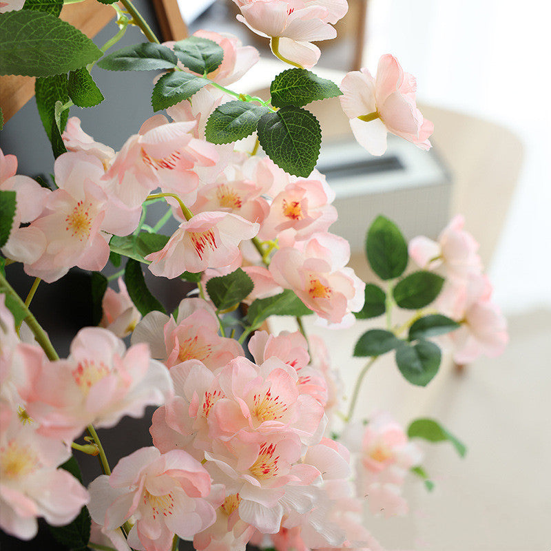 Bulk 69"Artificial Pink Cherry Blossom Vine for Spring Decor Wholesale