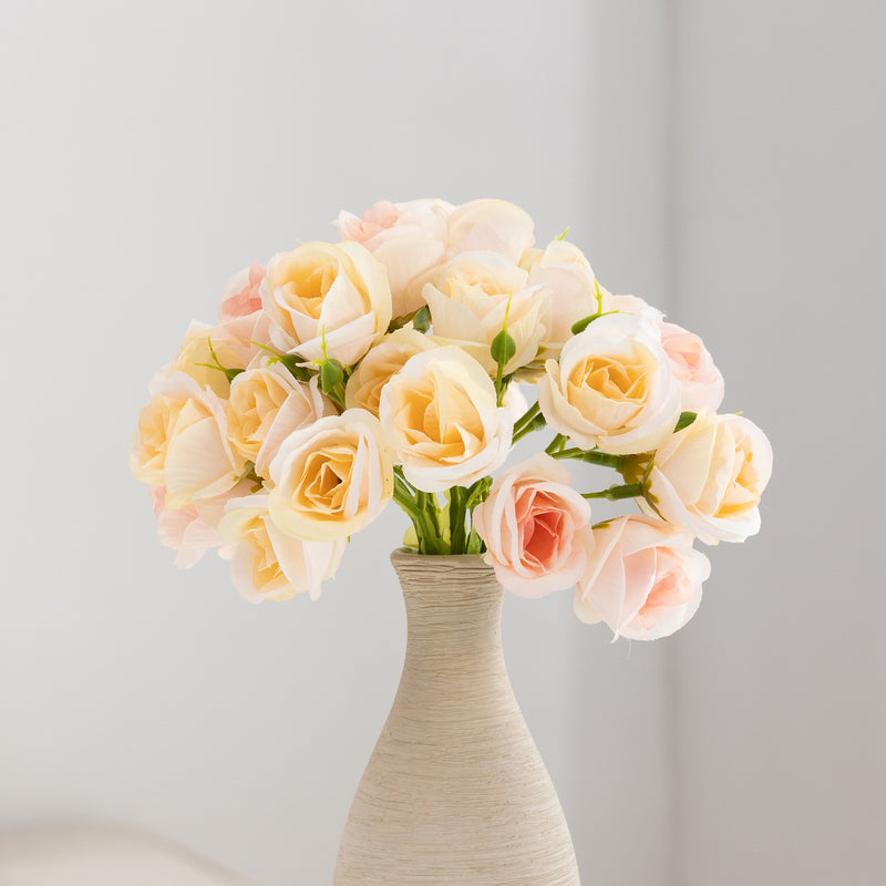 Bulk 13" Rose Bouquet Silk Rose Artificial Wholesale