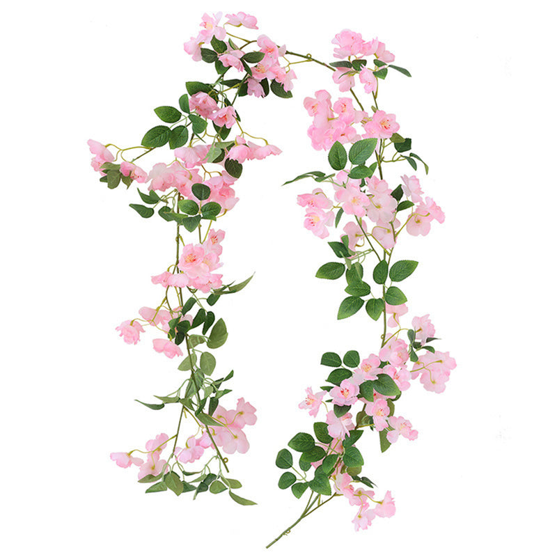 Bulk 69"Artificial Pink Cherry Blossom Vine for Spring Decor Wholesale