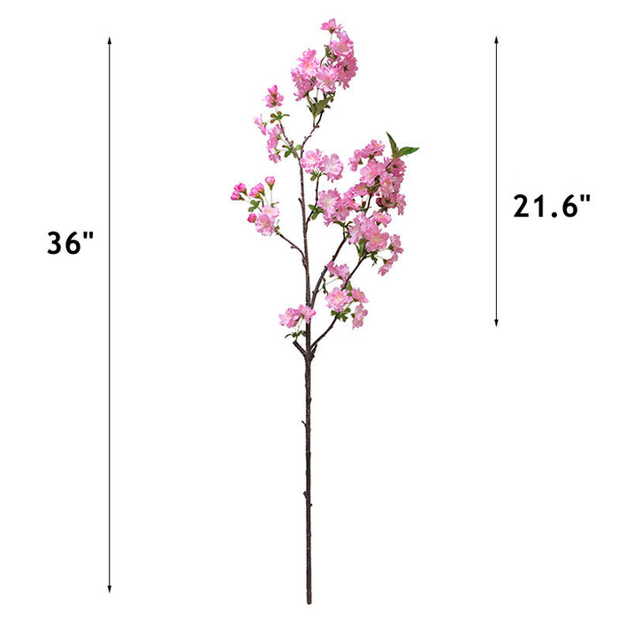 Bulk 36" Cherry Blossom Branches Stems Long for Tall Vase Silk Sakura Flowers Artificial Wholesale