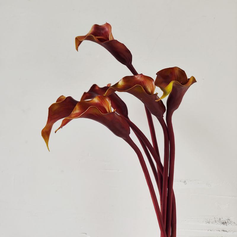 Lys calla exclusifs en vrac 25,5" Longues tiges Real Touch Floral Artificiel En Gros 