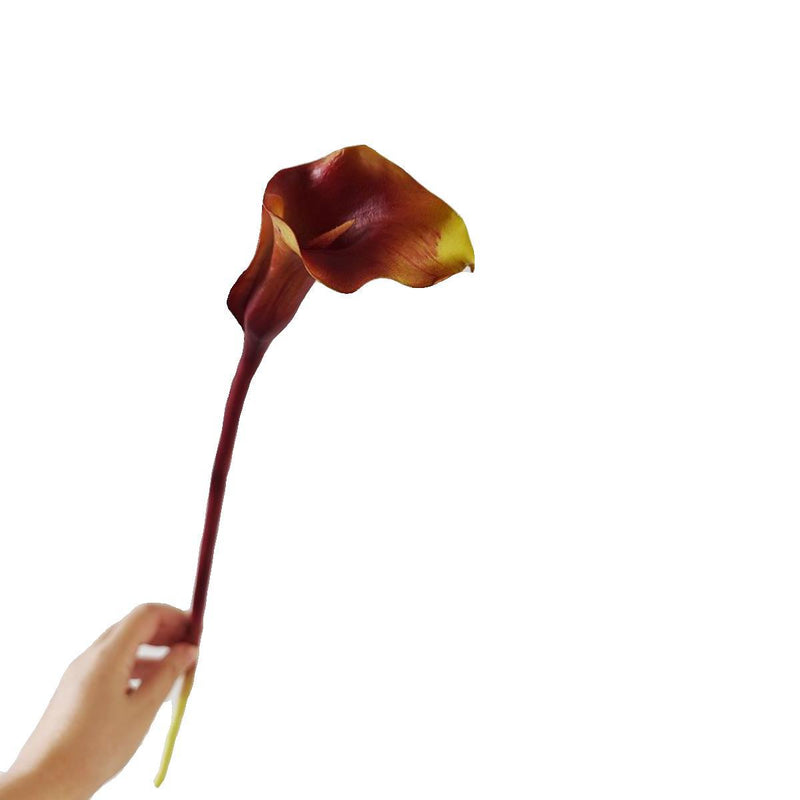 Lys calla exclusifs en vrac 25,5" Longues tiges Real Touch Floral Artificiel En Gros 