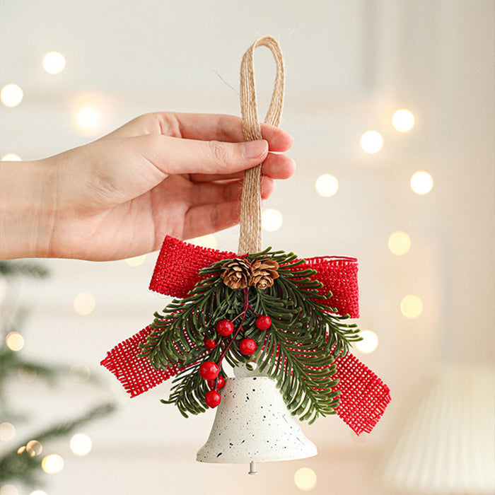 Bulk Christmas Jingle Bell with Pine Cones Berries Ornaments Wholesale