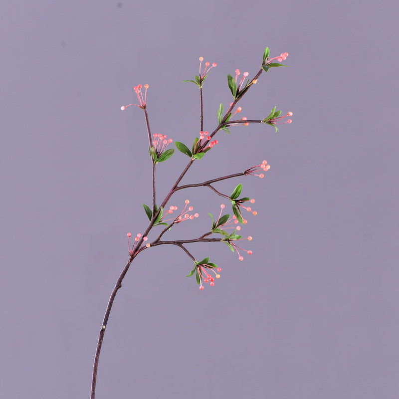 Venta al por mayor de plantas artificiales de tallo de muérdago de 27 "a granel 