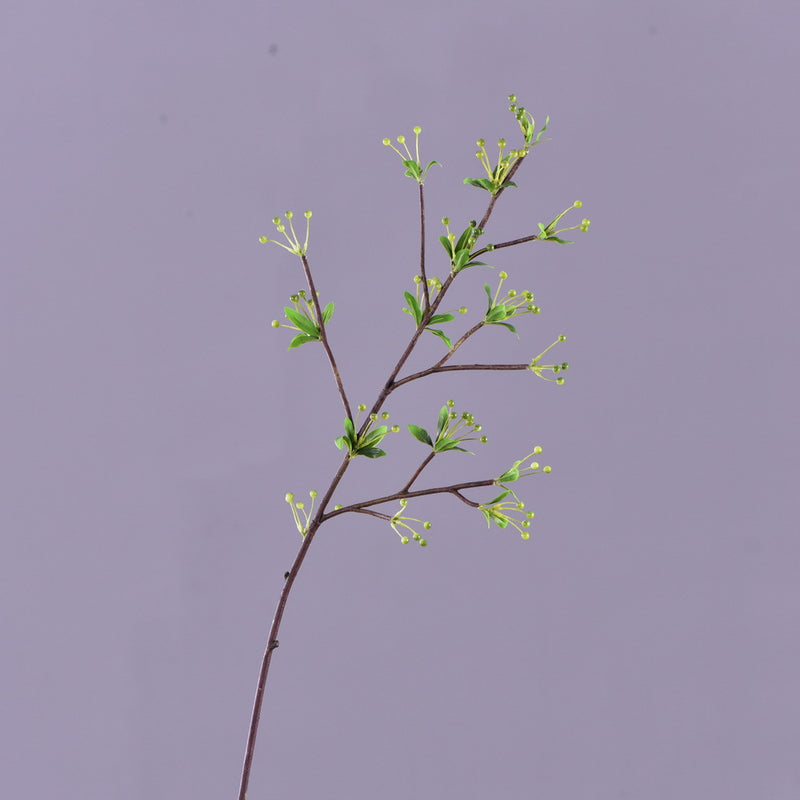 Venta al por mayor de plantas artificiales de tallo de muérdago de 27 "a granel 