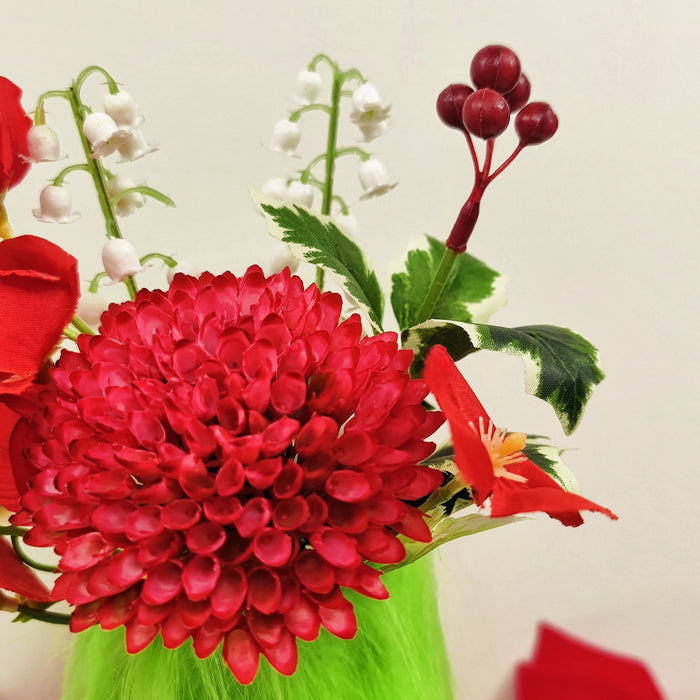 Bulk Exclusive Christmas Floral Vase Arrangements Artificial Floral Arrangements in Vase Wholesale