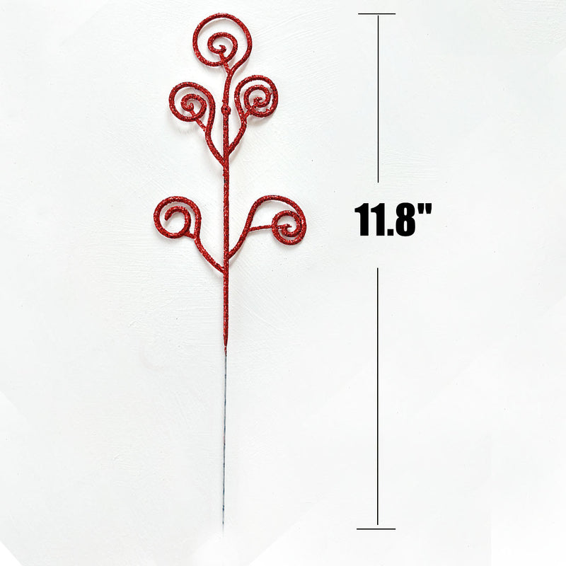 Tiges de bonbons artificielles à paillettes de 11,8 pouces de haut en vrac pour décoration de Noël en gros