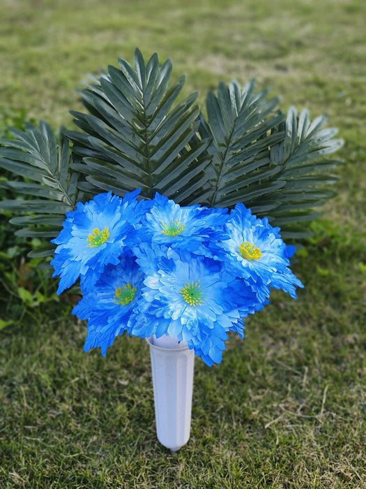 Clearance Artificial Cemetery Flowers with Vase