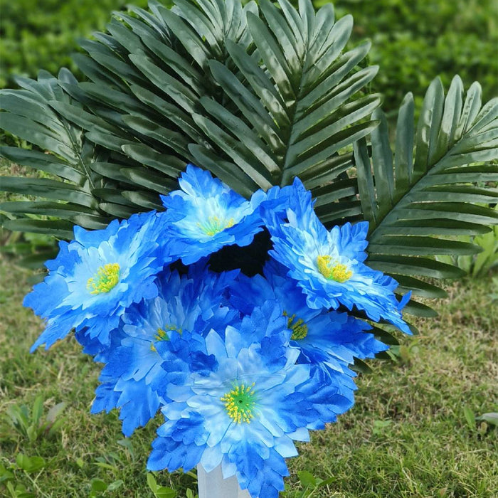 Clearance Artificial Cemetery Flowers with Vase