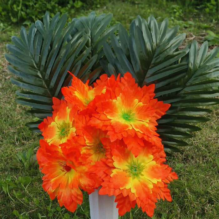 Clearance Artificial Cemetery Flowers with Vase