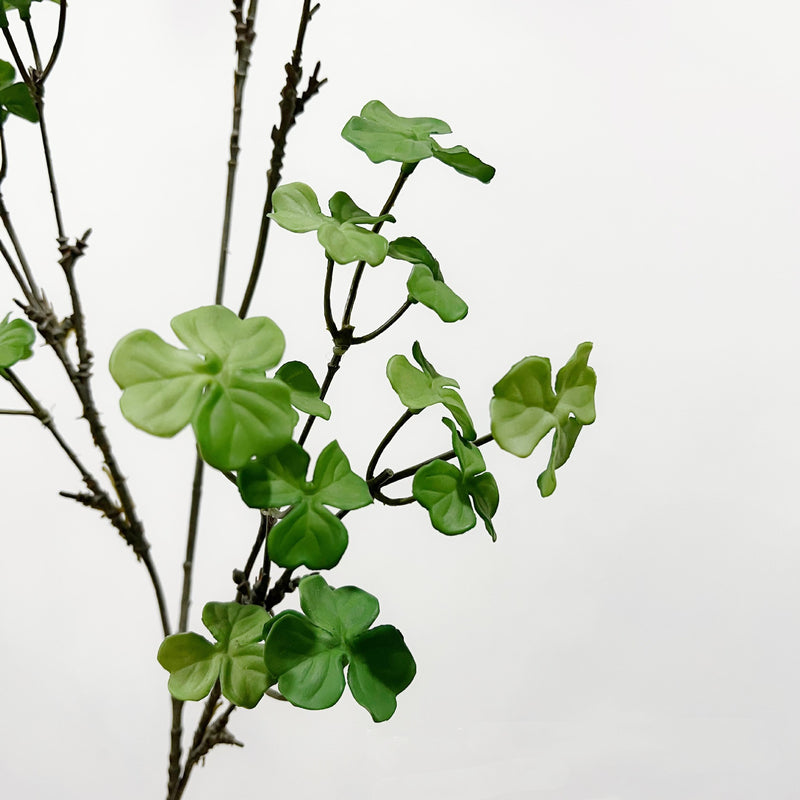 Bulk 35 inches Tall Extra Happy St. Patrick’s Day Shamrocks Clover Branches Real Touch Stems Wholesale