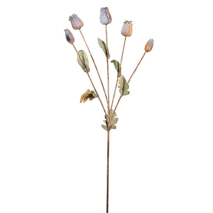 Bulk 27" Artificial Fruits Poppy Stems Spray Lifelike Model for Vase Home Party Decoration Wholesale