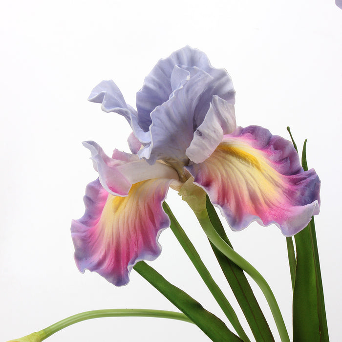 Bulk 29 inches Tall Fantasy Iris Real Touch Stems Christianity Flower Arrangements Wholesale