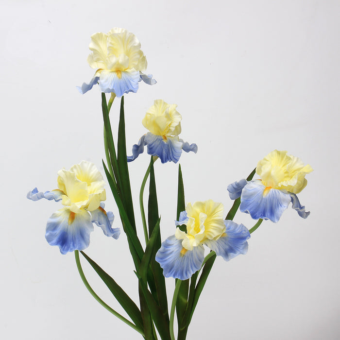 Bulk 29 inches Tall Fantasy Iris Real Touch Stems Christianity Flower Arrangements Wholesale