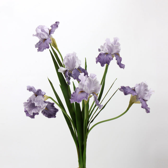 Bulk 29 inches Tall Fantasy Iris Real Touch Stems Christianity Flower Arrangements Wholesale