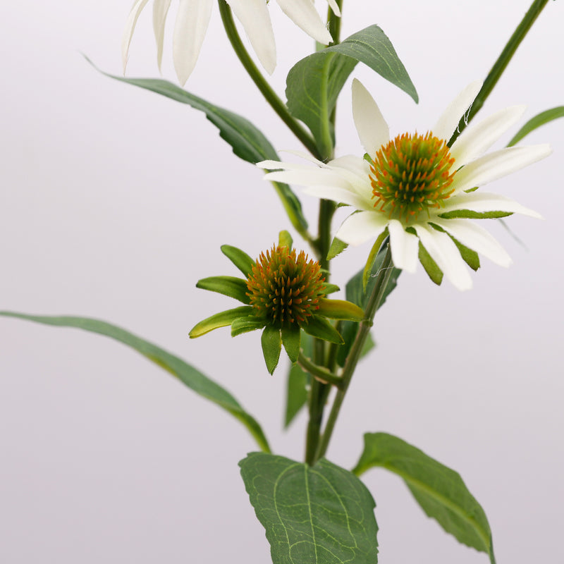 Bulk 29" Long Coneflower Stems Silk Flowers Flower Arrangement Wholesale