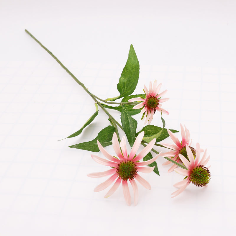 Bulk 29" Long Coneflower Stems Silk Flowers Flower Arrangement Wholesale