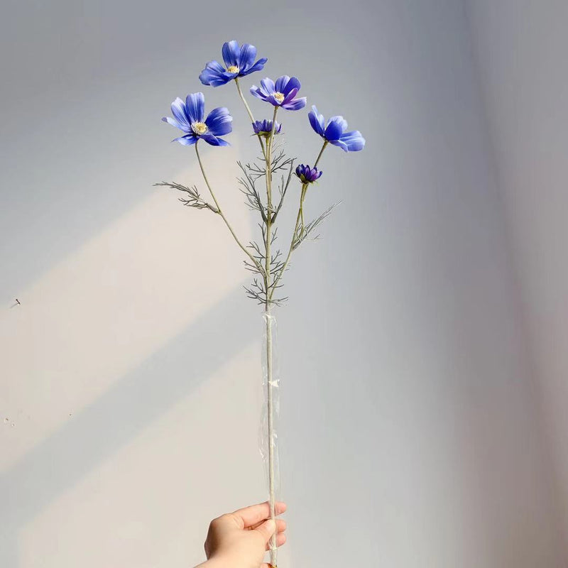 Tiges de marguerites artificielles en vrac de 23,6 pouces, fausses fleurs en soie Cosmo en gros