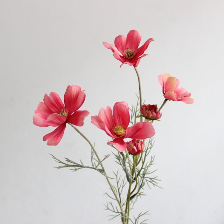 Tiges de marguerites artificielles en vrac de 23,6 pouces, fausses fleurs en soie Cosmo en gros