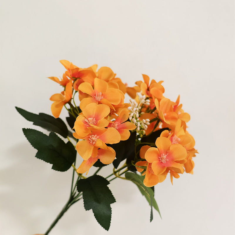 Bulk 12" Artificial Crabapple Flower Bush Bouquet - Realistic Looking Faux Flower Bunch for Wedding Centerpieces, Home Living Room/Table Decor Wholesale