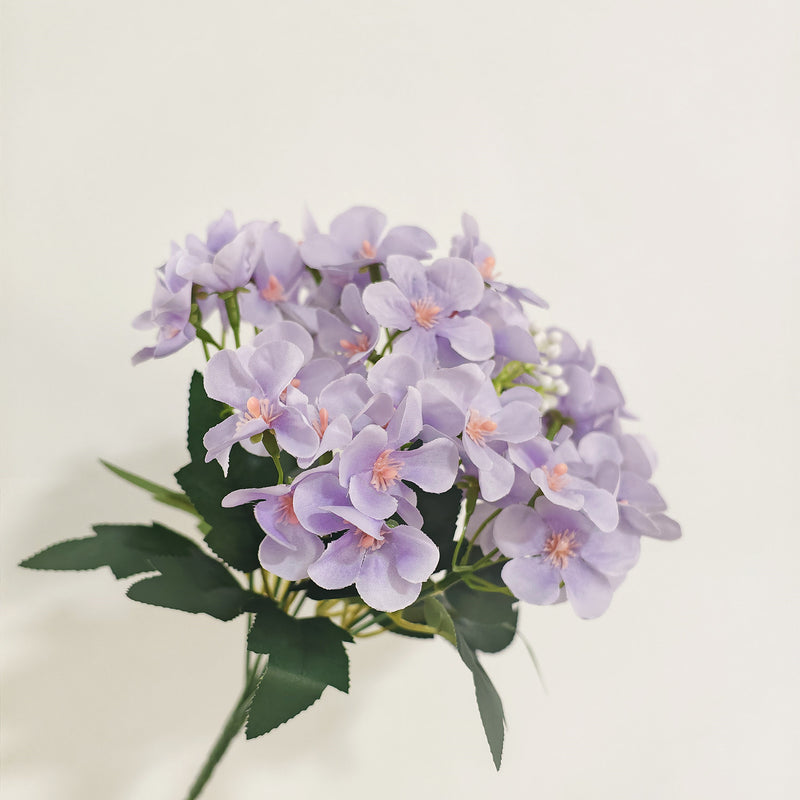 Bulk 12" Artificial Crabapple Flower Bush Bouquet - Realistic Looking Faux Flower Bunch for Wedding Centerpieces, Home Living Room/Table Decor Wholesale