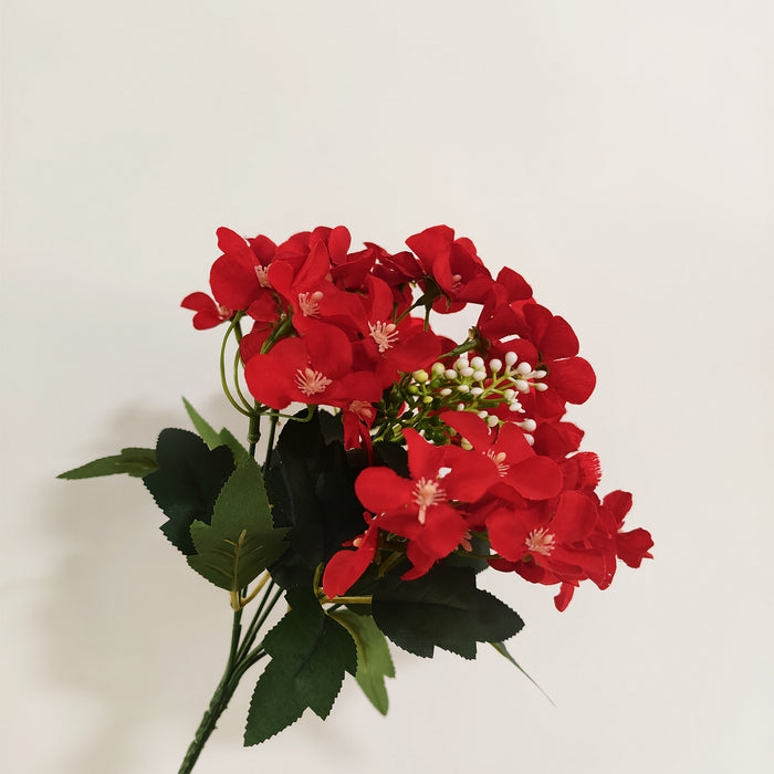 Bulk 12" Artificial Crabapple Flower Bush Bouquet - Realistic Looking Faux Flower Bunch for Wedding Centerpieces, Home Living Room/Table Decor Wholesale