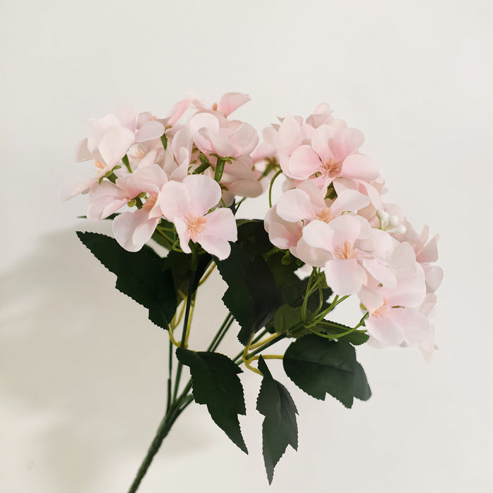 Bulk 12" Artificial Crabapple Flower Bush Bouquet - Realistic Looking Faux Flower Bunch for Wedding Centerpieces, Home Living Room/Table Decor Wholesale