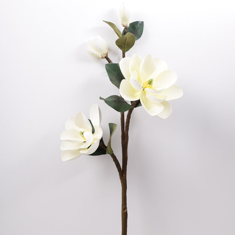 Bulk 39" Extra Tall Magnolia Stems Real Touch Artificial Spring Flowers Wholesale