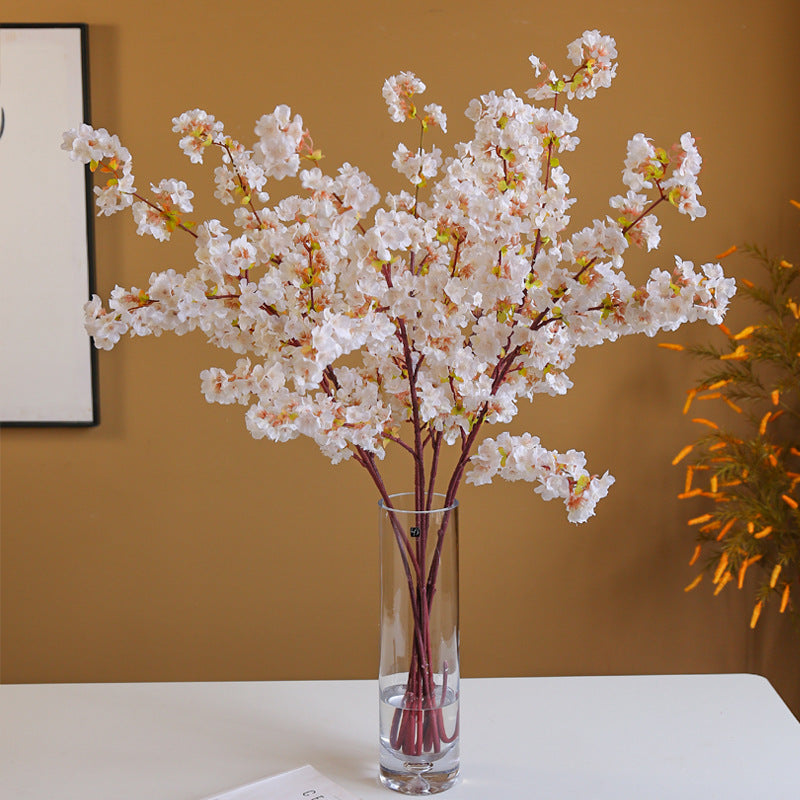 Bulk 40" Extra Long Cherry Blossoms Stems Silk Flowers for Tall Vases Wholesale
